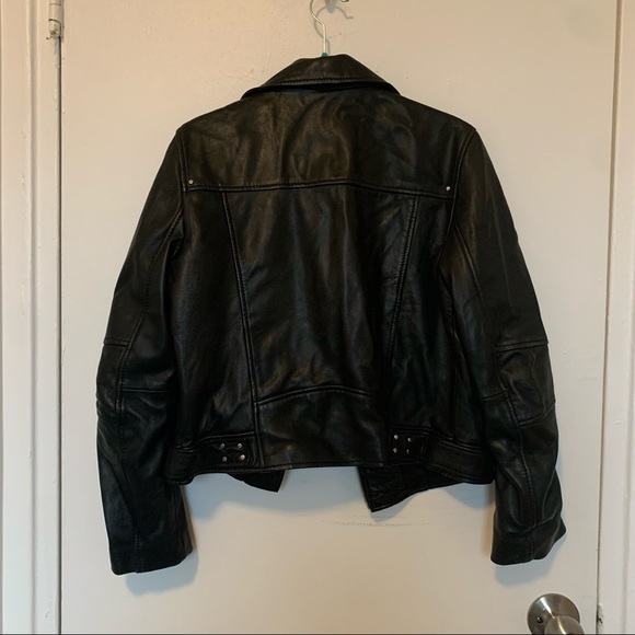 Zara TRF Leather Jacket - Picture 2 of 8